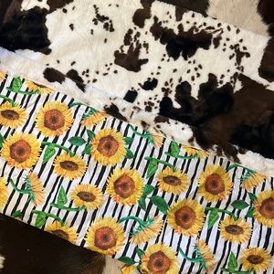 Custom made double sided baby car seat cover